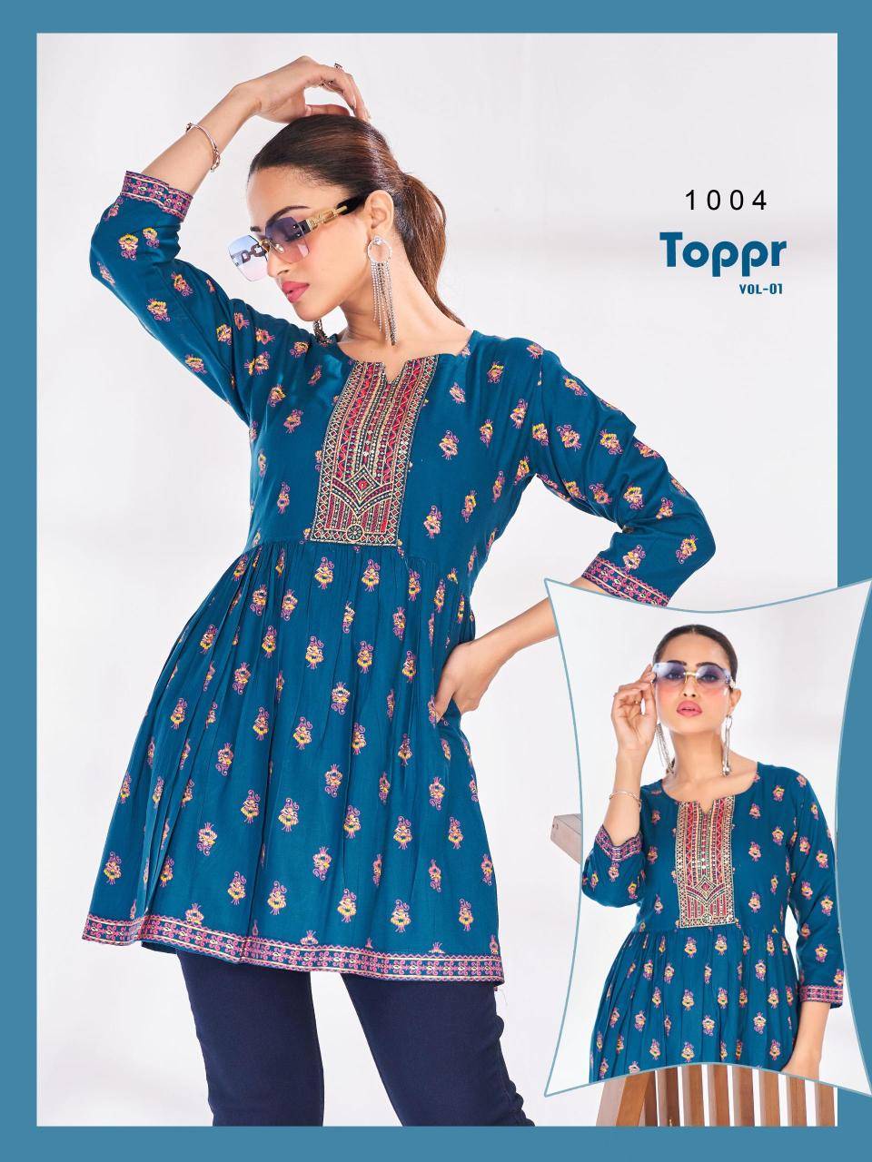 Blue hills toppr vol 1 Kurti  wholesale market