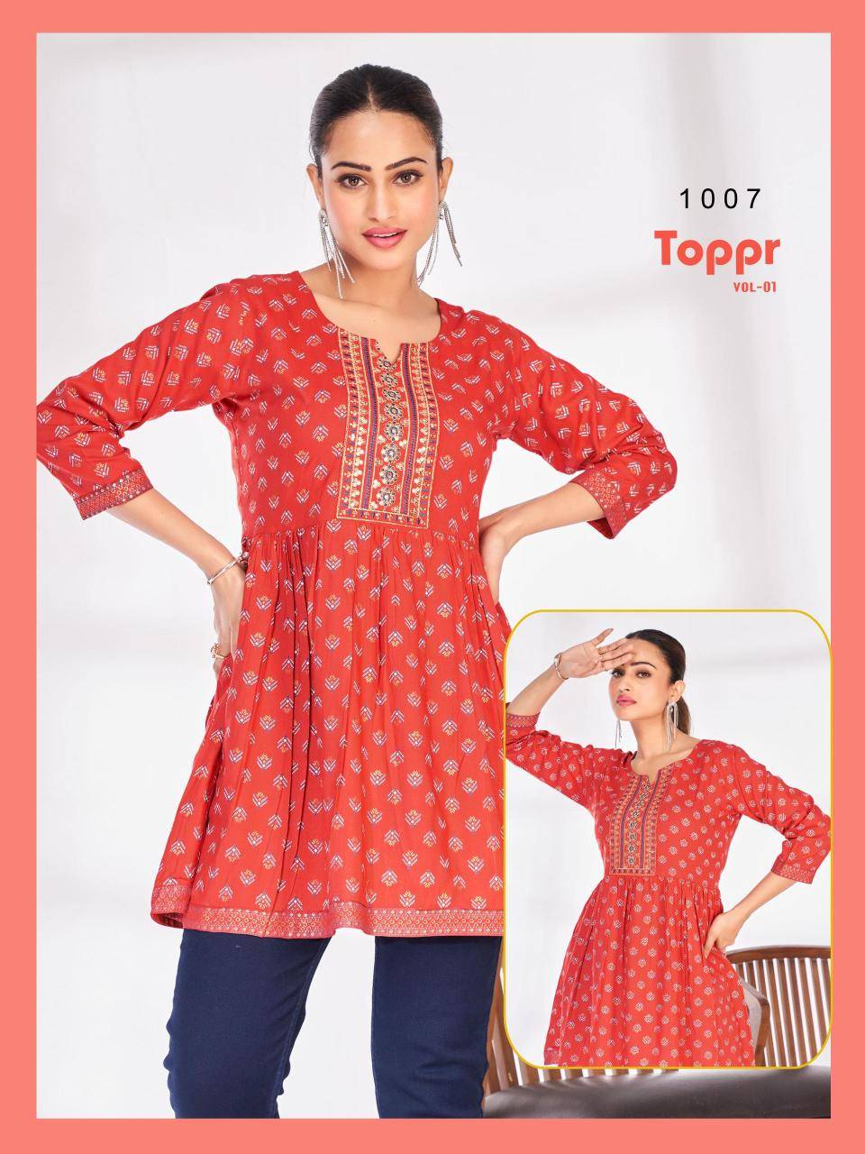 Blue hills toppr vol 1 Kurti  wholesale market