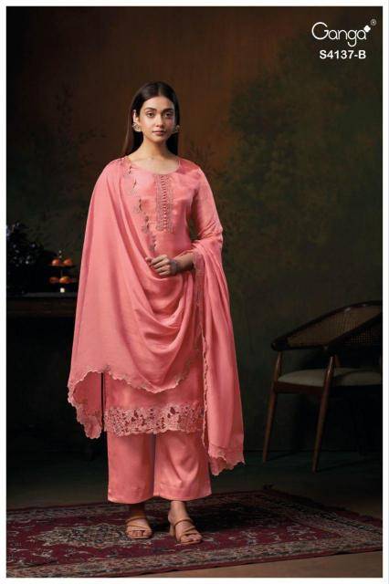 Ganga josie 4137 Surat dress materials manufacturer