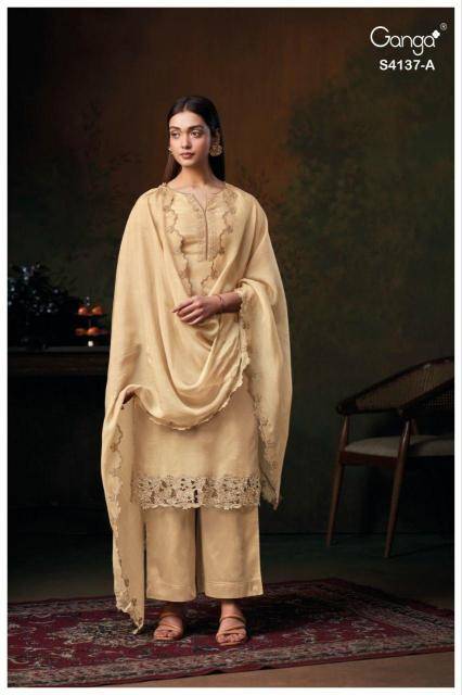 Ganga josie 4137 Surat dress materials manufacturer