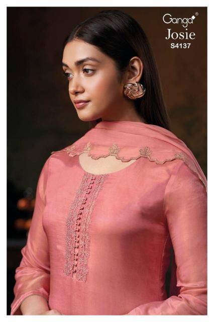 Ganga josie 4137 Surat dress materials manufacturer