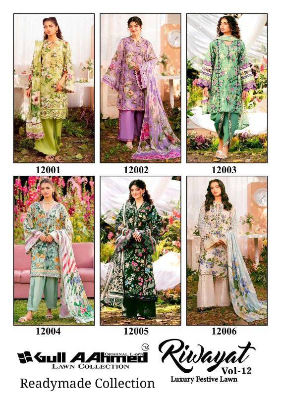 Gull aadhmed riwayat vol- 12 Designer salwar kameez wholesale
