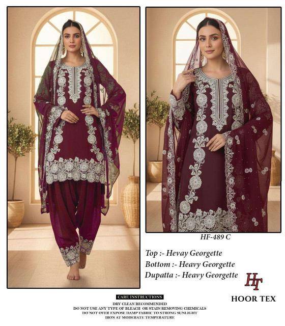 Hoor tex hf – 489  Manufacturer of salwar kameez