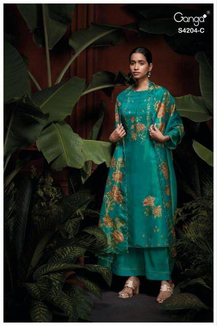 Ganga riva 4204 Dress material suppliers in Ahmedabad