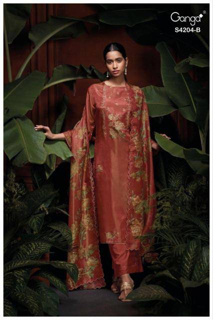 Ganga riva 4204 Dress material suppliers in Ahmedabad