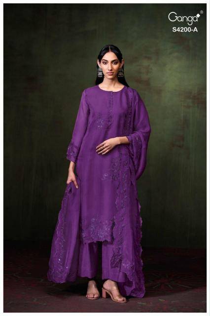 Ganga ishina 4200 Bulk dress material in Ahmedabad