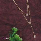 Juri craft Lunches XPNGNK 5422 Gold Pink Artificial jewelry suppliers in Ahmedabad