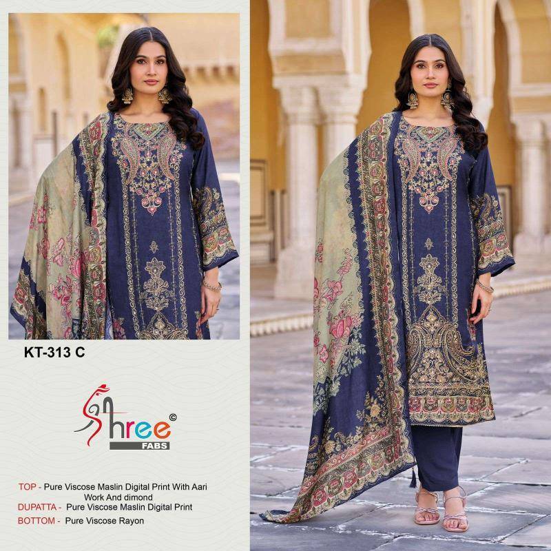 Shree fabs kt- 307 Wholesale Salwar Kameez suppliers in Surat