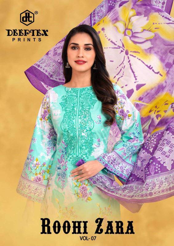 Deeptex prints roohi zara vol 7 Designer Salwar Kameez wholesale Surat