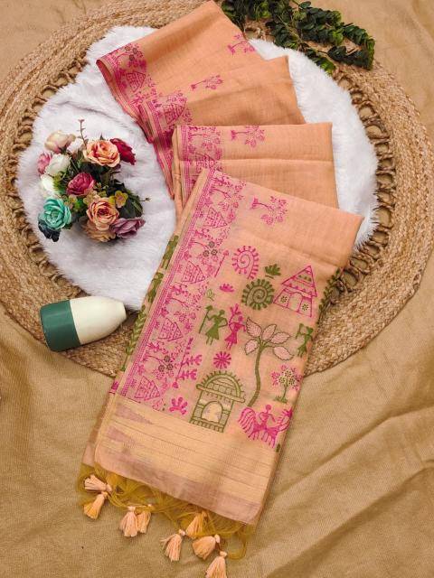 Akshara soft chanderi cotton Saree supplier in Surat