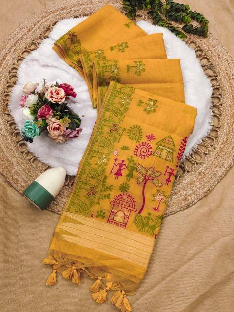 Akshara soft chanderi cotton Saree supplier in Surat