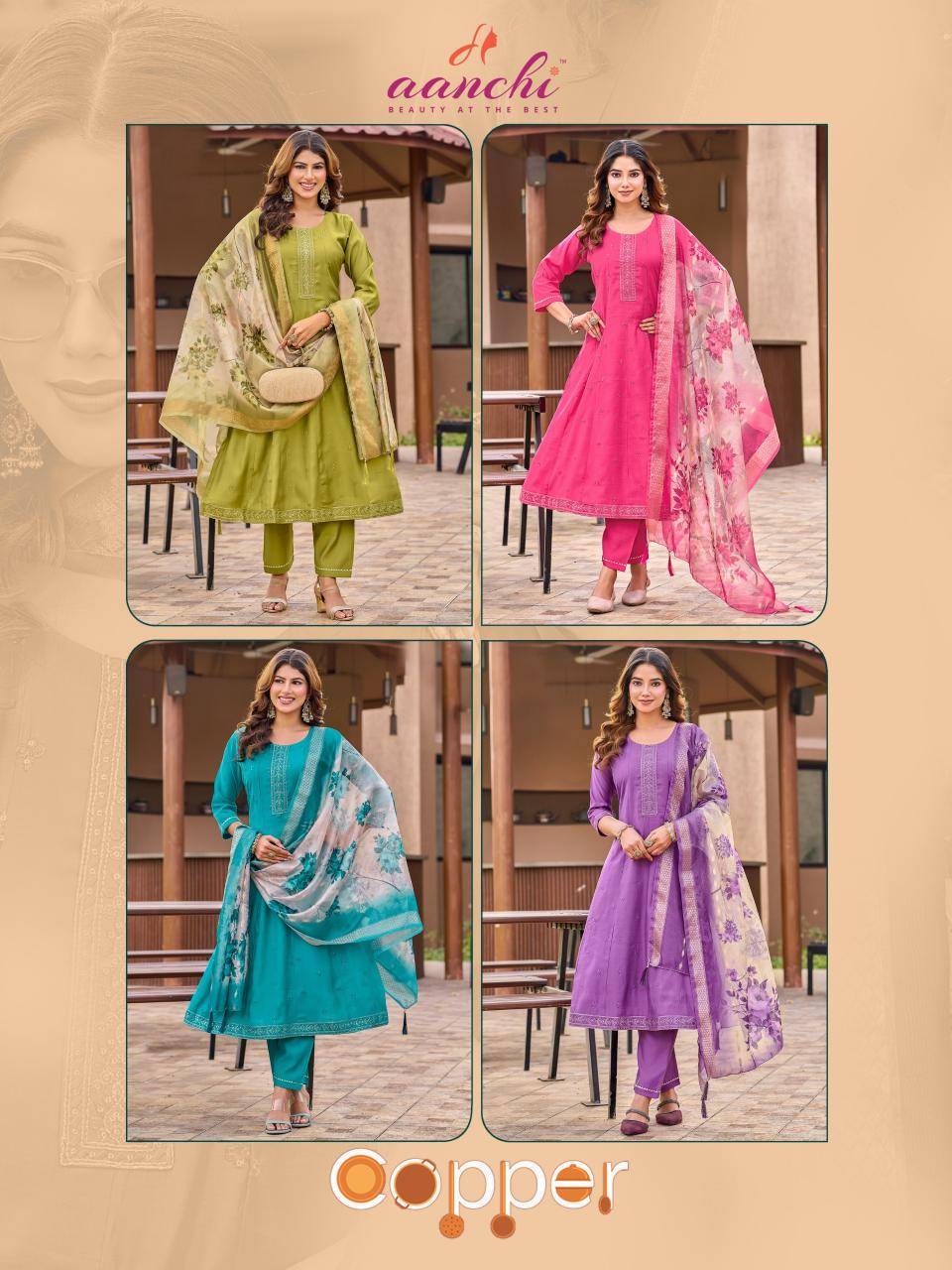 Aanchi copper Surat kurti market rates