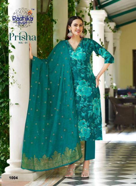Radhika lifestyle prisha vol 1 Surat kurti manufacturers