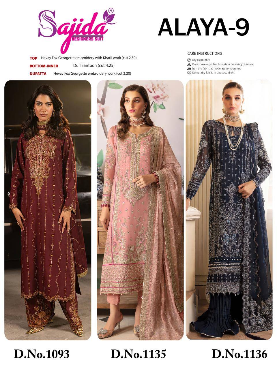 Sajida anaya vol 9  Salwar Kameez supplier in Hyderabad