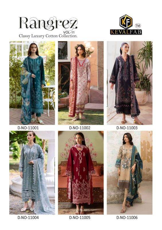 Keval fab rangrez vol- 11 Salwar Kameez manufacturer in India