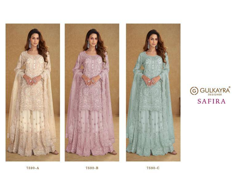 Gulkayra safira Wholesale Salwar suit market