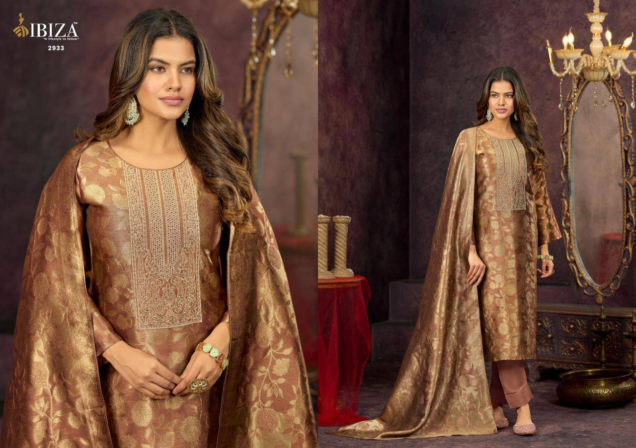 Ibiza dil noor Designer dress materials in Kolkata