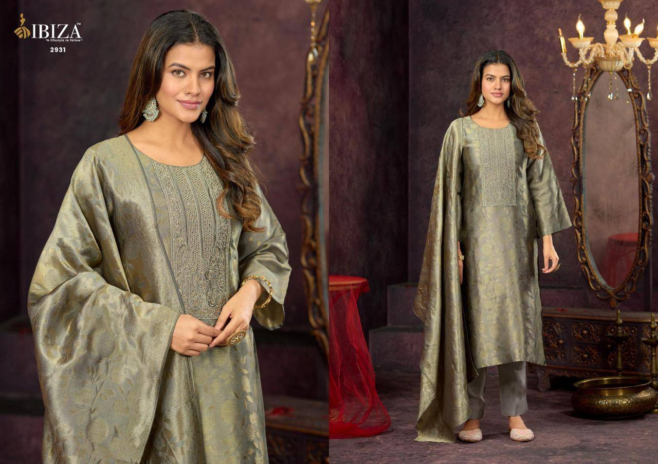 Ibiza dil noor Designer dress materials in Kolkata