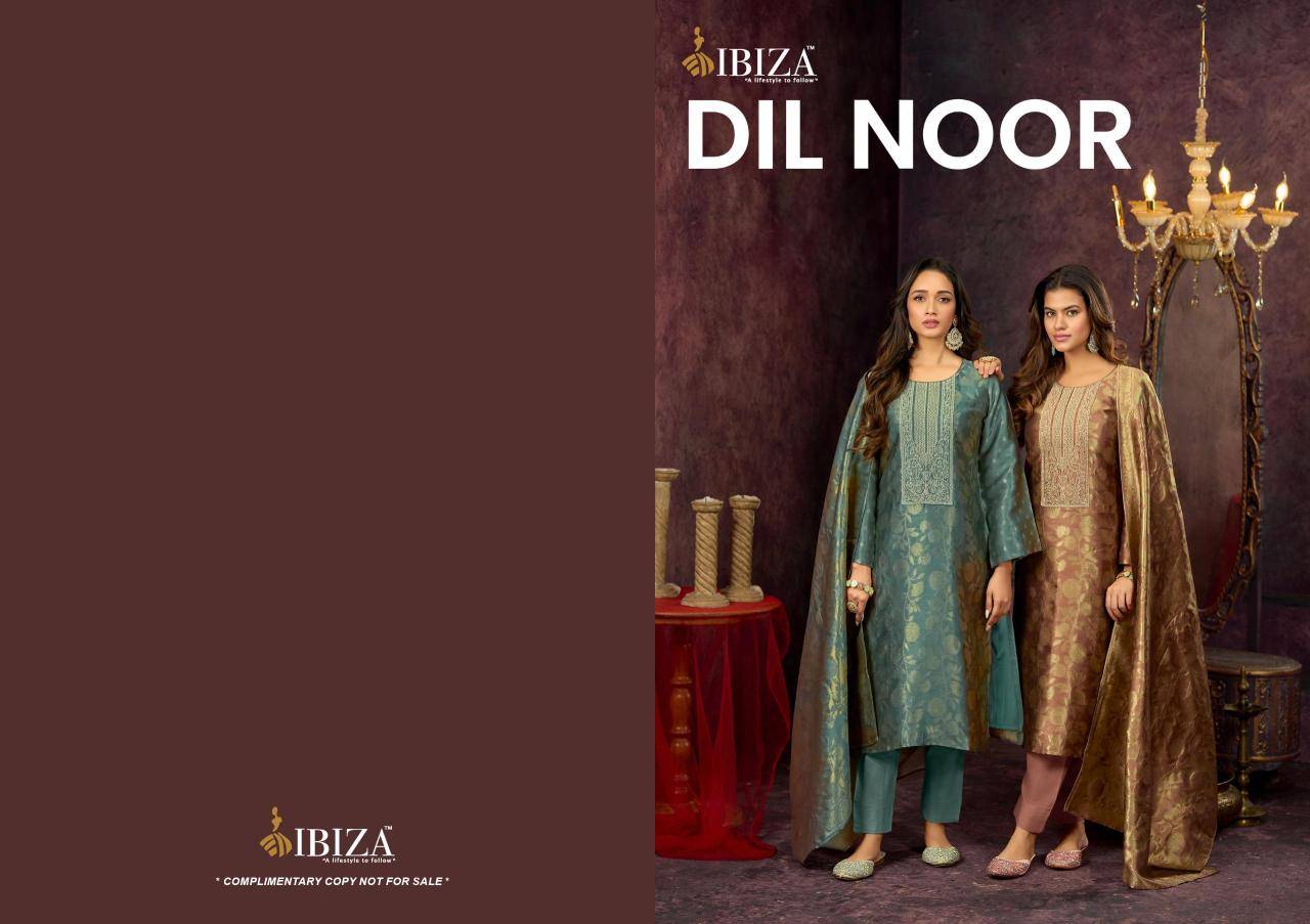 Ibiza dil noor Designer dress materials in Kolkata