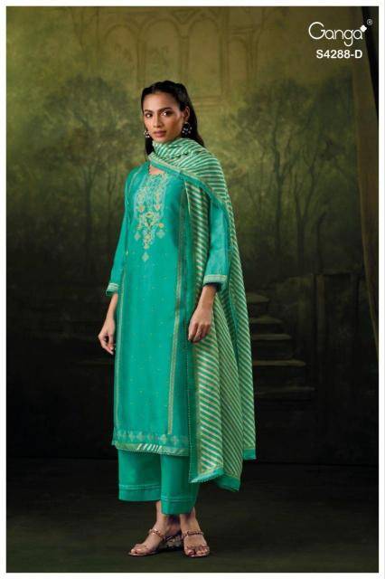 Ganga zamira 4288 Latest dress materials in Kolkata