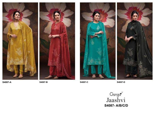 Ganga jaashvi 4087 Wholesale market for dress materials in Kolkata