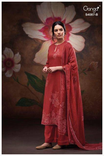Ganga jaashvi 4087 Wholesale market for dress materials in Kolkata