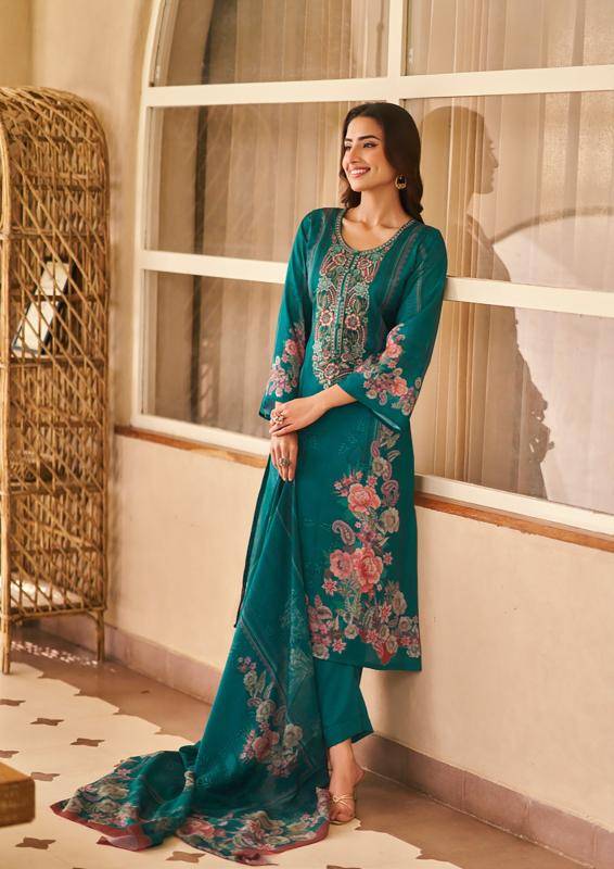 Nisanka mills & emb miraal luxury lawn 26 Wholesale dress materials in Delhi