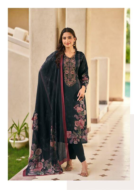 Nisanka mills & emb miraal luxury lawn 26 Wholesale dress materials in Delhi