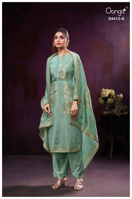 Ganga riyara 4412 Dress material suppliers in Delhi