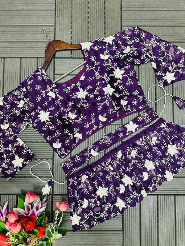 HB-198 Heavy Rangoli Wholesale Lehengha choli Market in Gujarat