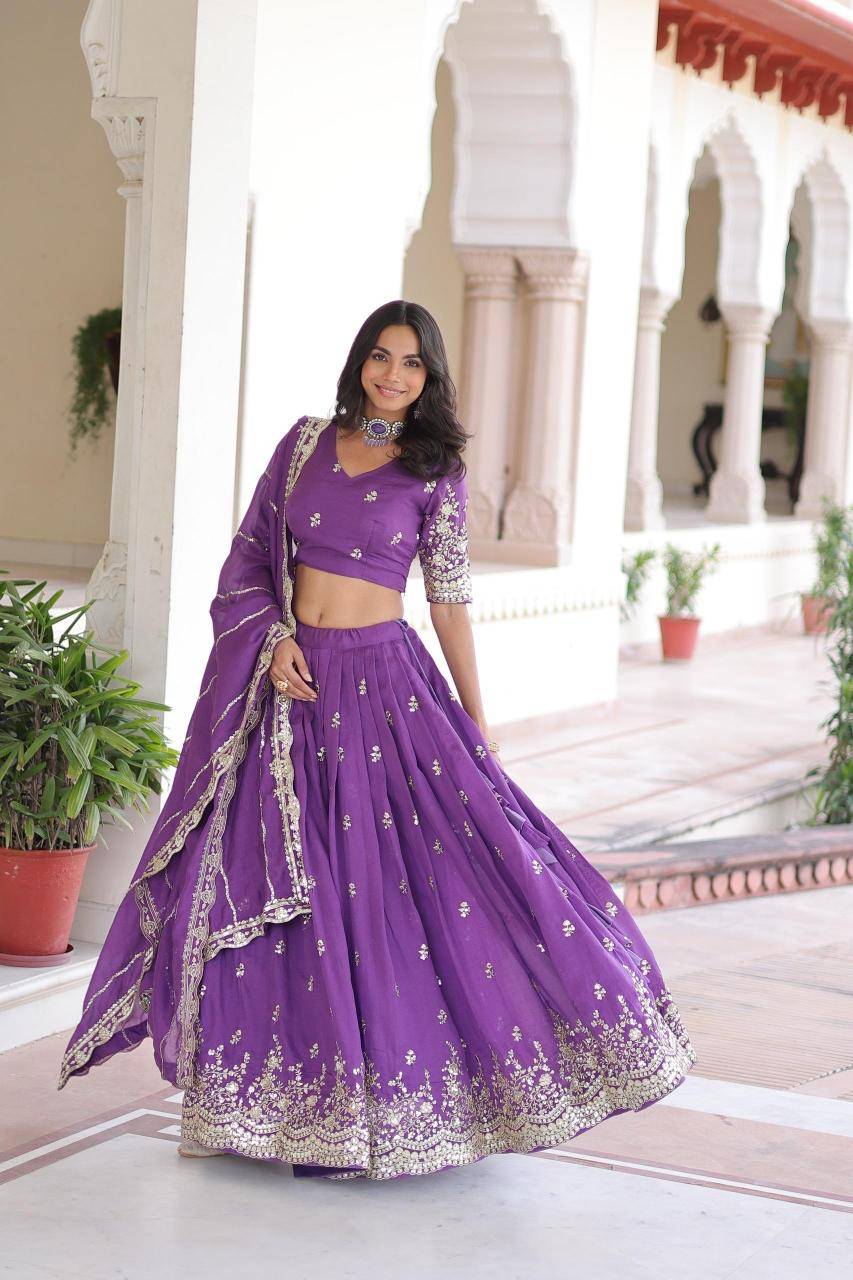 LW-7149 Vichitra Wholesale chaniya choli in Ahmedabad