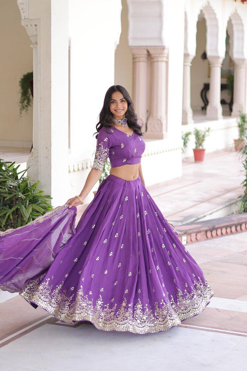 LW-7149 Vichitra Wholesale chaniya choli in Ahmedabad