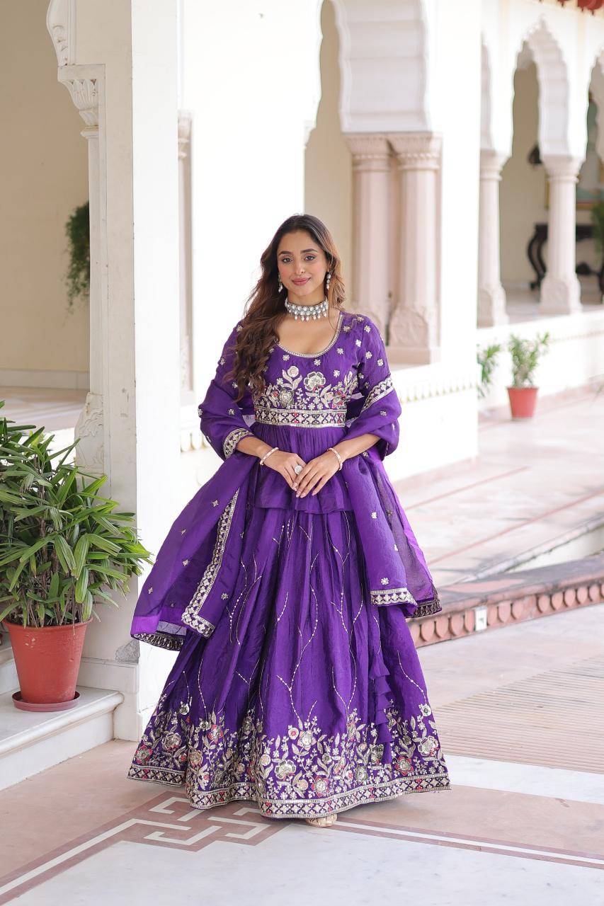 KA-5059 Crush Lehenga choli manufacturer in Ahmedabad