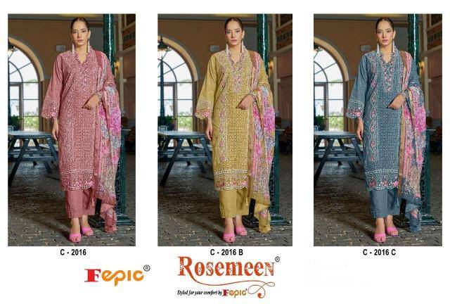 Fepic rosemeen c- 2016 Salwar Kameez manufacturers in Kolkata