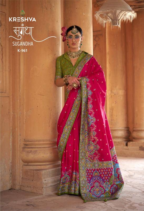 Kreshva sugandha Wholesale Sarees in Kolkata