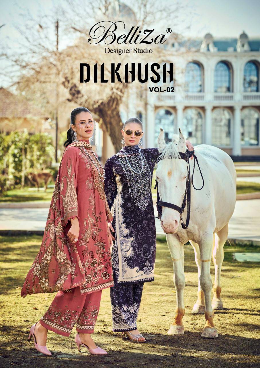 Belliza dilkhush vol 2 Wholesale dress material suppliers in Surat