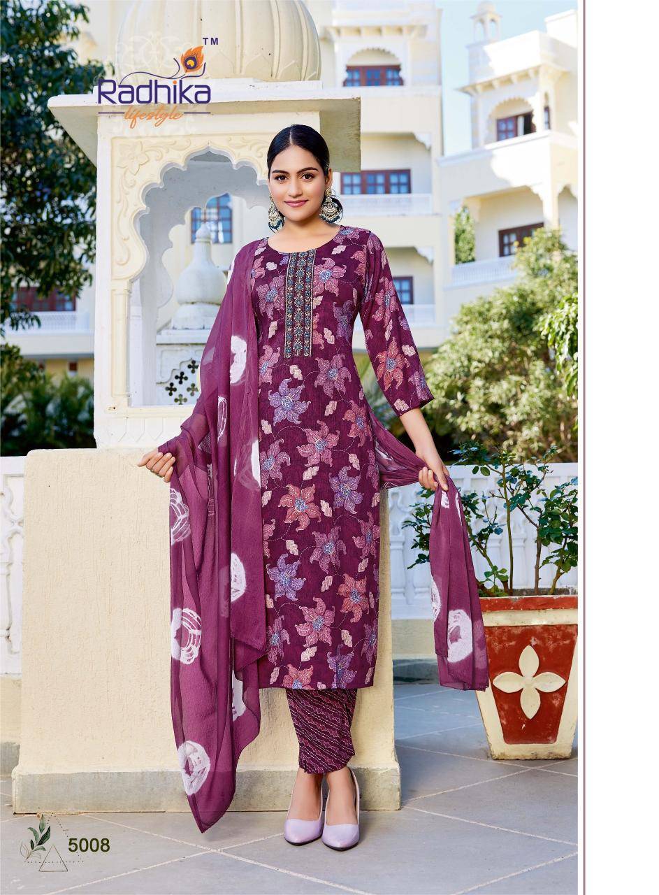 Rahika siri vol 5 Wholesale Kurti market in Ahmedabad