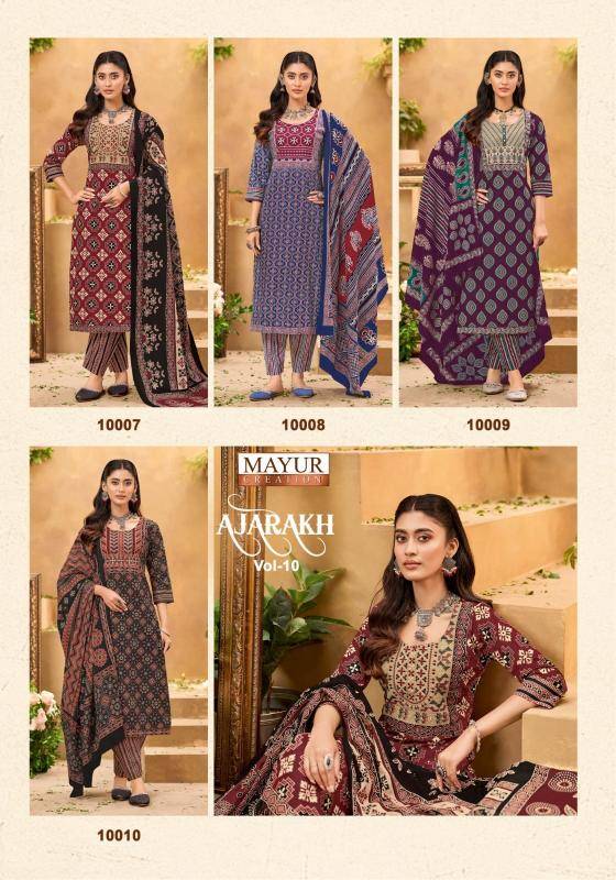 Mayur ajarakh vol-10 Wholesale kurti market in Mumbai