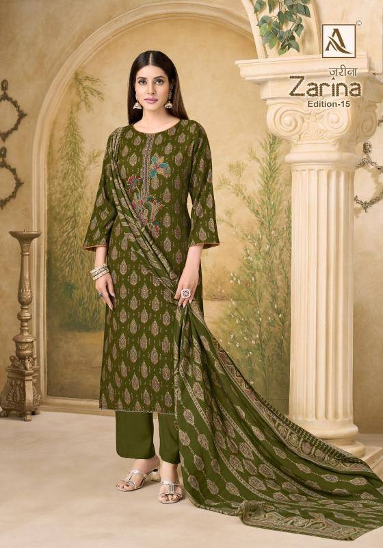 Alok suit zarina vol- 15 Dress material market in Mumbai