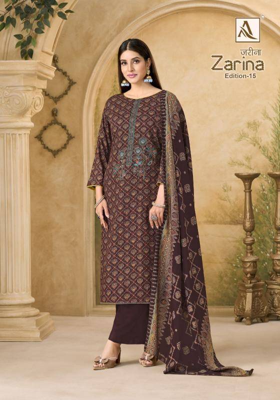Alok suit zarina vol- 15 Dress material market in Mumbai