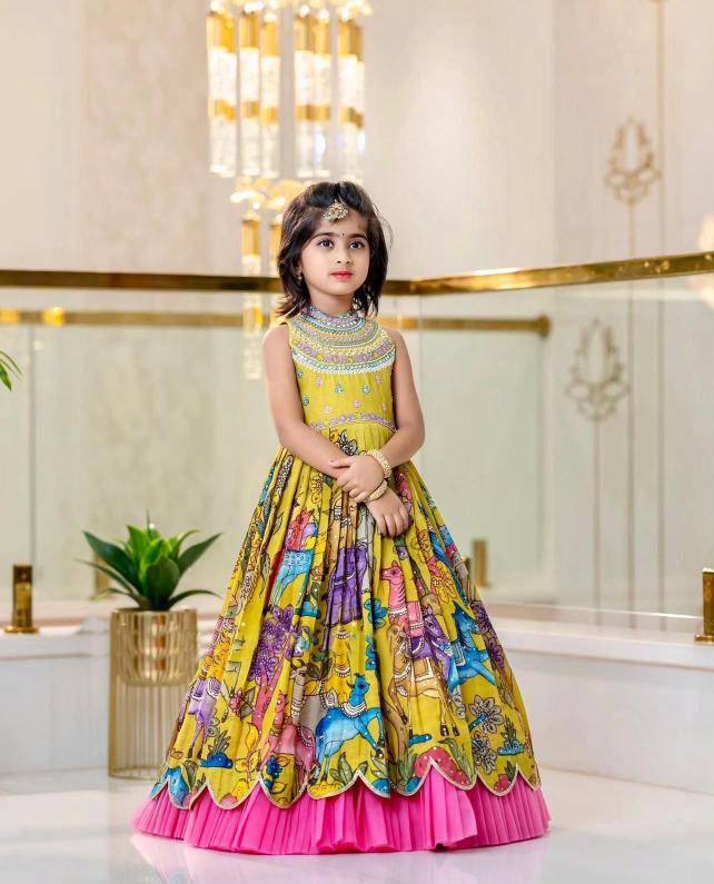 Launching New Collection GOWN Chinon Surat children clothing market