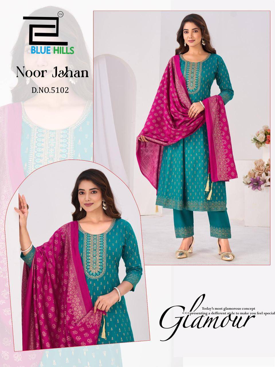 Blue hills noor jahan Kurtis for women in Ahmedabad
