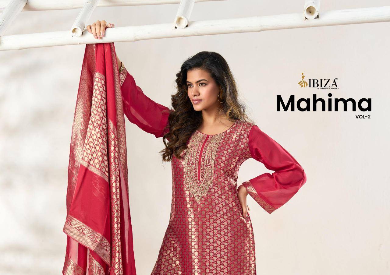 Ibiza mahima vol-2 Dress materials suppliers in Ahmedabad