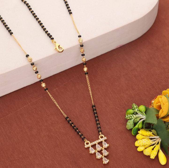 Fancy gold manglsutra 2050 Temple jewellery mangalsutra