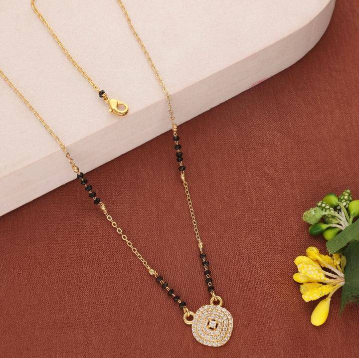 Micro gold polish manglsutra 2041 Designer mangalsutra suppliers in Delhi