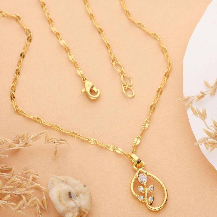 Micro gold polish chain pendant 684 Fashion jewellery chain pendants