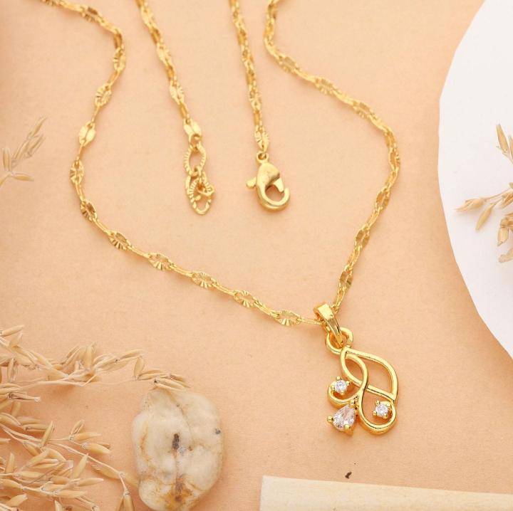 Micro gold polish chain pendant 679 Imitation jewellery chains