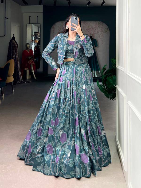 NNK 1115 TBL Tasar Silk Wholesale lehenga choli suppliers in Gujarat