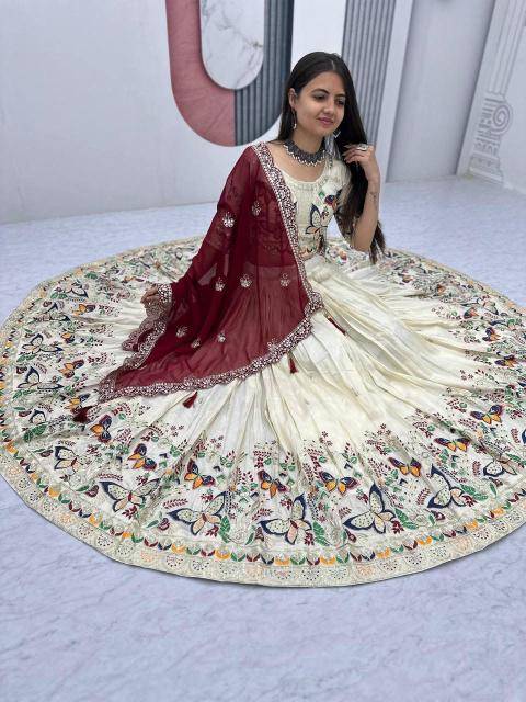 PC-491 Tissue Silk Wedding lehenga choli wholesalers in Gujarat