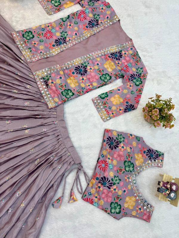 Pehnava RR-36 CHINON Printed lehenga choli suppliers in Gujarat